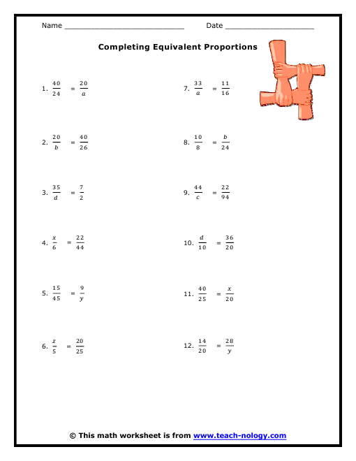 8th Grade Math Proportions Worksheets