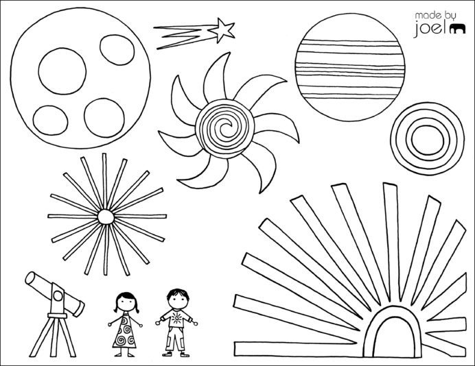 Sheet For Kids Drawing At Getdrawings Free Universe Worksheets