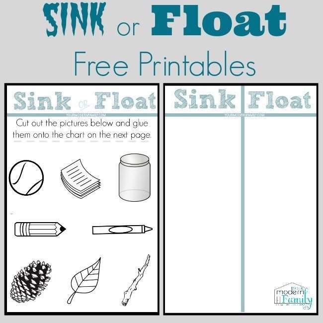 Sink And Float Worksheets For Kindergarten - Worksheets Master