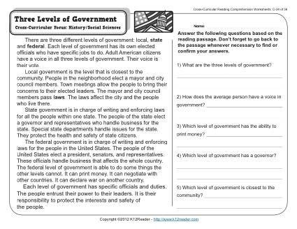 Three Levels Of Government