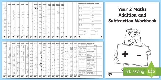 Year Maths Worksheets Addition And Subtraction Mental Math He