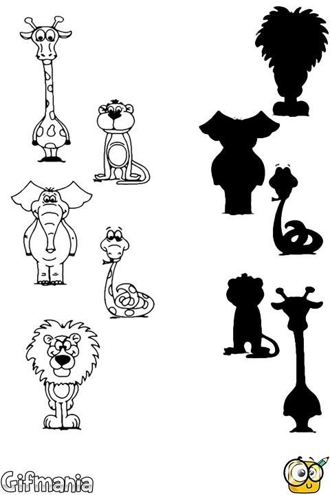 Free Printable Shadow Matching Worksheets - Worksheets Master