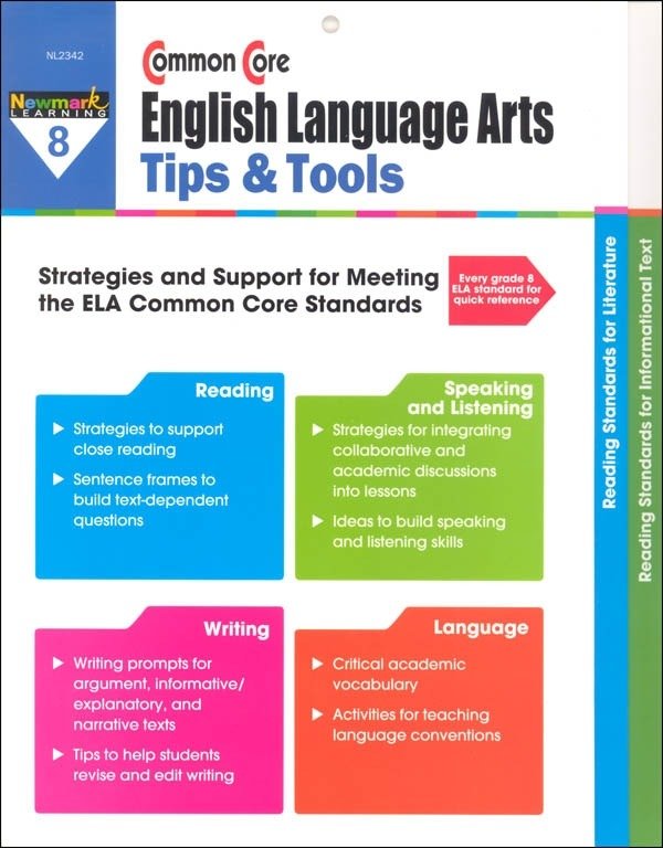 Common Core English Language Arts Tips   Tools Grade