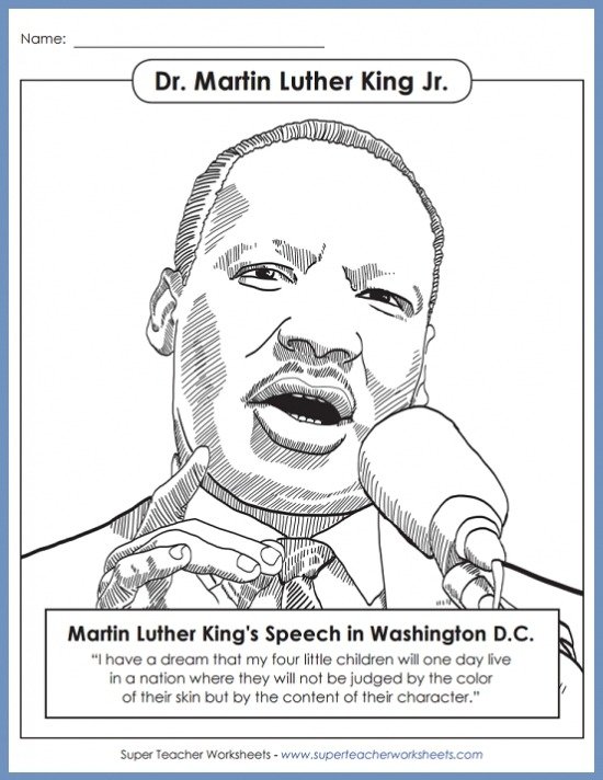 Martin Luther King  Jr Poster