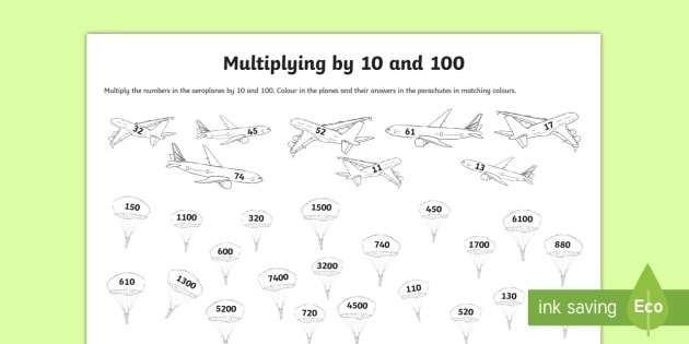 Multiplying By  And  Worksheet Teacher Made