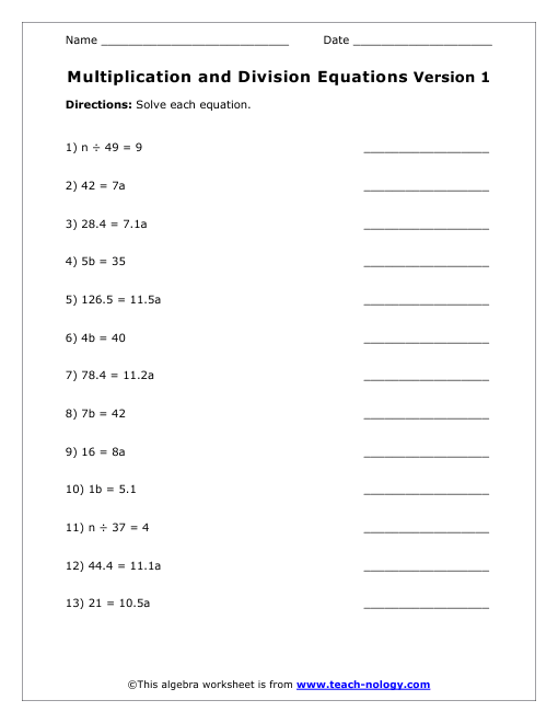 solving-multiplication-and-division-equations-worksheet