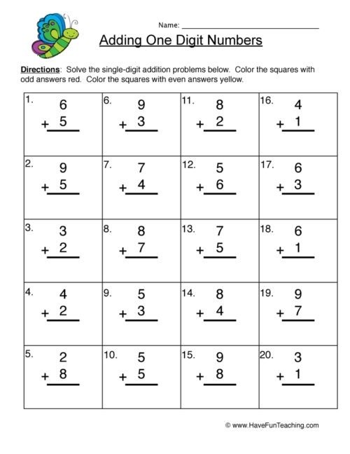 Second Grade Math Worksheets  Have Fun Teaching