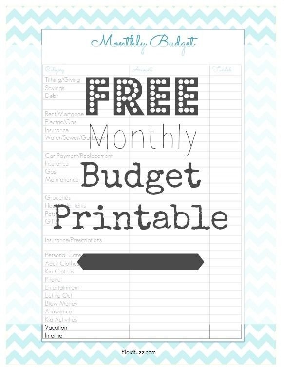 The Envelope System And A Free Monthly Budget Printable