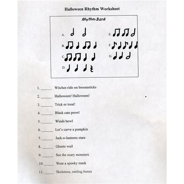 Four Halloween Music Activities For Elementary Kids