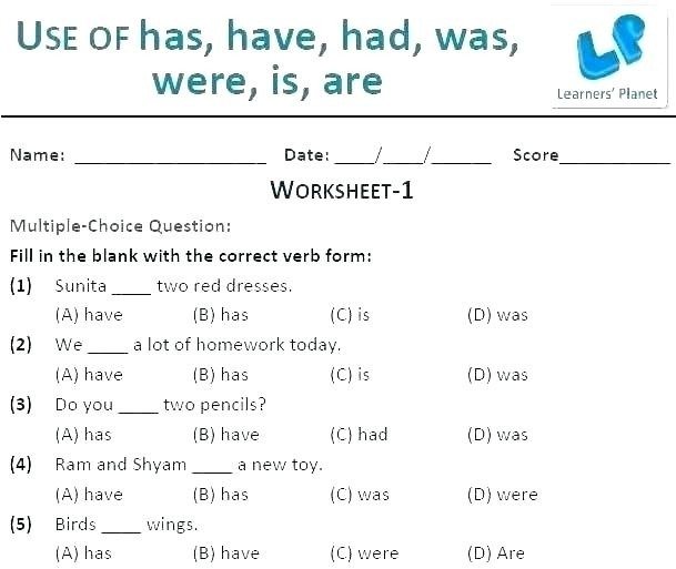 Rd Grade English Grammar Worksheets Keepyourheadup Pdf Math
