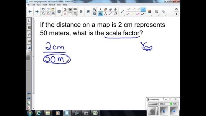 Scale Drawings And Factors Th Grade Math Find The Factor