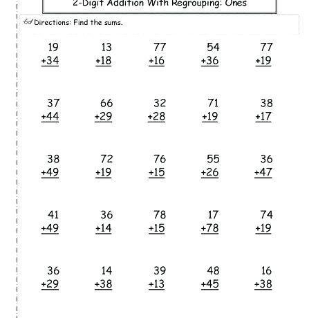 Worksheet  Grade Math Worksheets Excelent Free For Single Digit