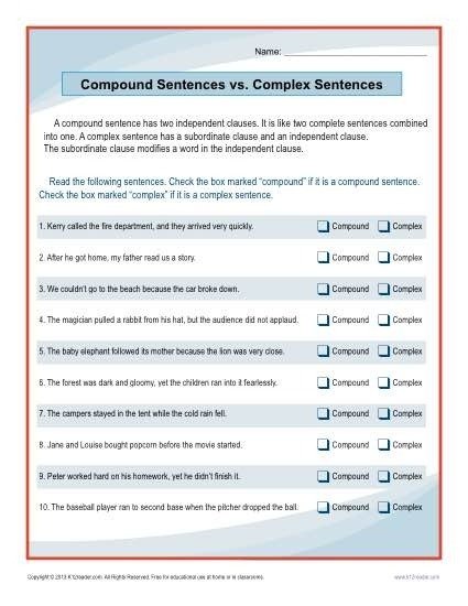 simple-compound-complex-sentences-worksheet-leisure