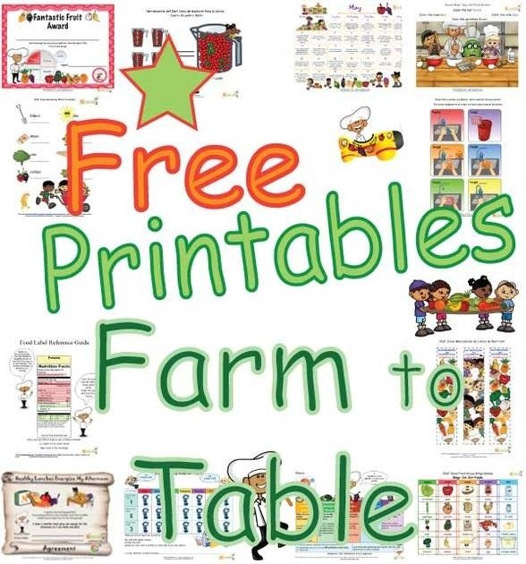 Farm To Table Food Activities For Kids  Fun Healthy Farm Food