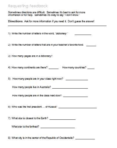 Following Directions Worksheets Activities Goals And More Second