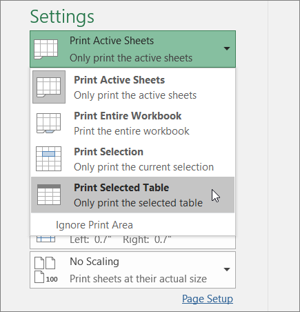 Print The Selected Worksheets Without Using Print Preview Excel 2013