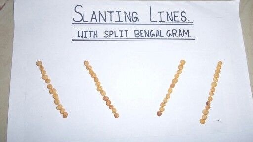 Slanting Line Worksheet