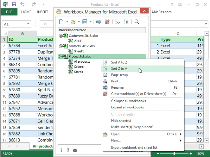 Excel 2010 Managing Multiple Worksheets And Workbooks