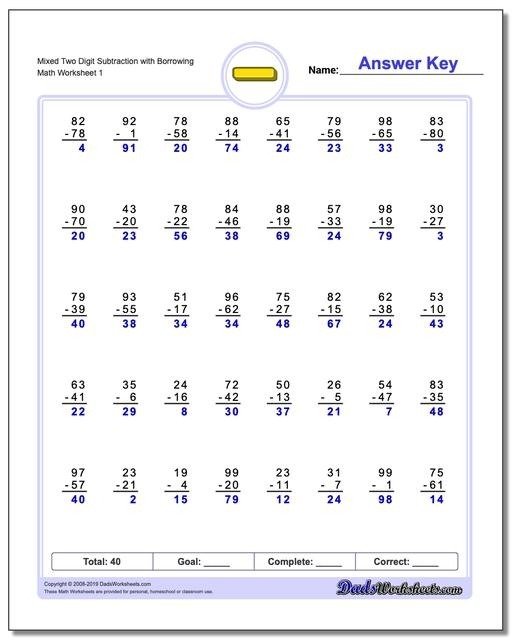 Subtraction Worksheets For You To Print Right Now Free Math With