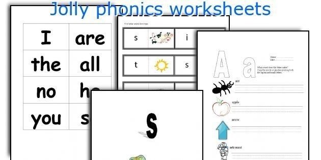 Worksheet  Jolly Phonics Worksheets Lesson Plan For