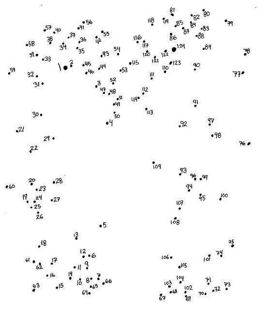 connect dots with 4 lines