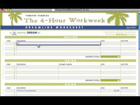 Danny Rampling Tips The  Hour Workweek Dreamline
