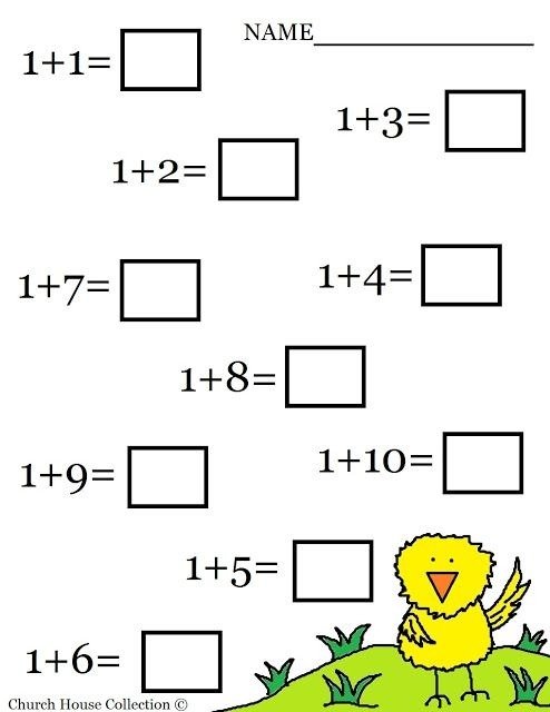 Easter Math Worksheets For Kids Addition Free Reproducible Fun