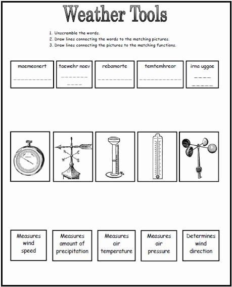 Free Printable Weather Instruments Worksheets Best Of Homecourt