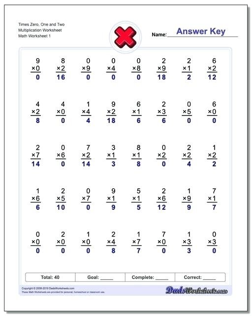 Grade Math Worksheets Keepyourheadup Free Multiplication For Third