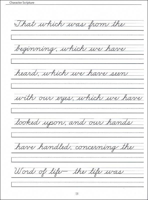 Zaner Bloser Cursive Handwriting Worksheets - Worksheets Master