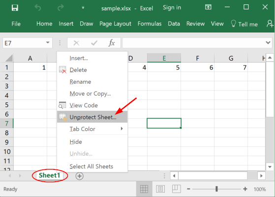 How To Unprotect Excel Sheet With  Without Password