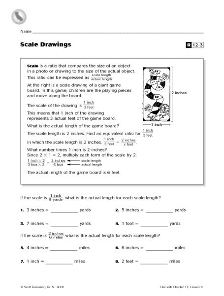 Marvelous Scale Drawing Worksheets Image Ideas  Jaimie Bleck