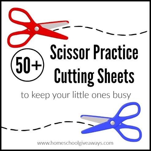 Scissor Practice Cutting Sheets To Keep Your Little Ones Busy