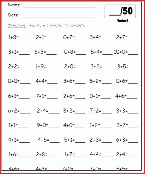 Simple Addition Worksheets For Kindergarten Free Printable