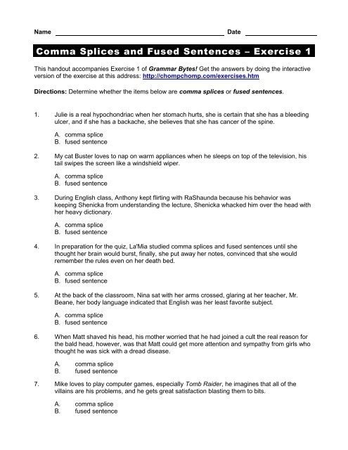 grammar-worksheets-comma-splices-answers-worksheets-master
