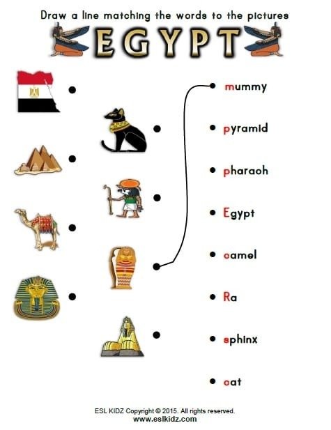 Ancient Egypt For Kids Worksheets - Worksheets Master