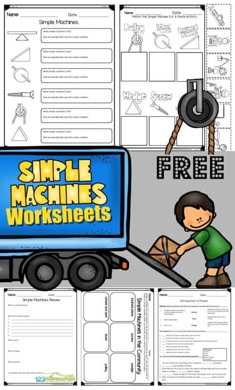 Simple Machines For Kids Worksheets - Worksheets Master