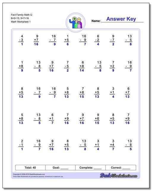 Math Addition Worksheets St Grade Worksheet Generator First Free