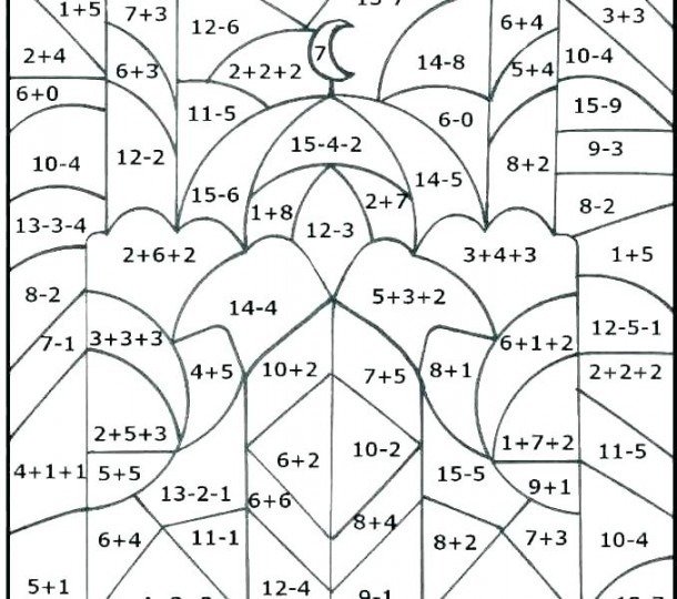 Math Coloring Worksheets Th Grade Third Medium Size Of Free
