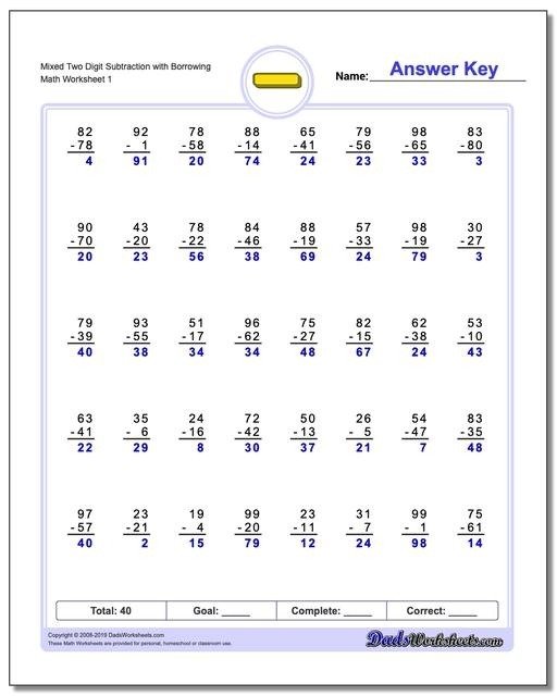 Subtraction Worksheets For You To Print Right Now Free Math