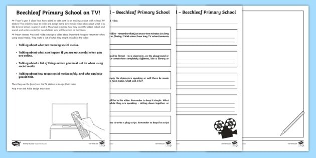 Uks Beechleaf Activities Social Media Worksheet