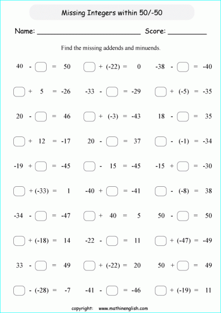 Amazing Math Worksheets Grade Worksheet Find The Missing Numberts
