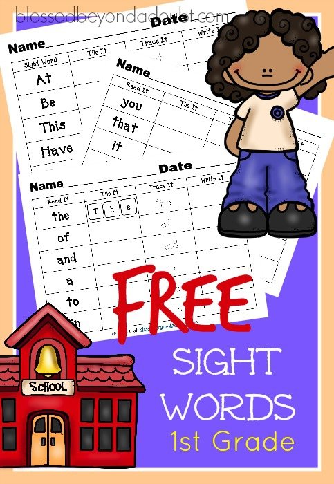 1st grade sight word activities