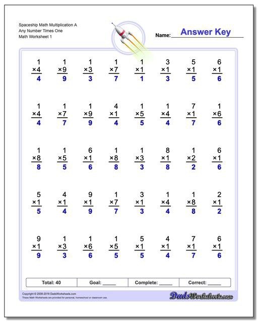 Free Multiplication Worksheets For Third Fourth And Fifth Grade