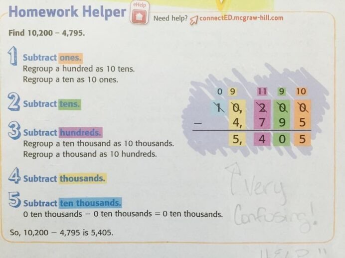 Mcgraw Hill Th Grade Math Worksheets Sheets For Year Sign Of