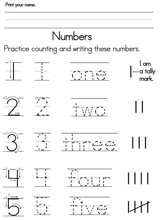 Number Worksheets