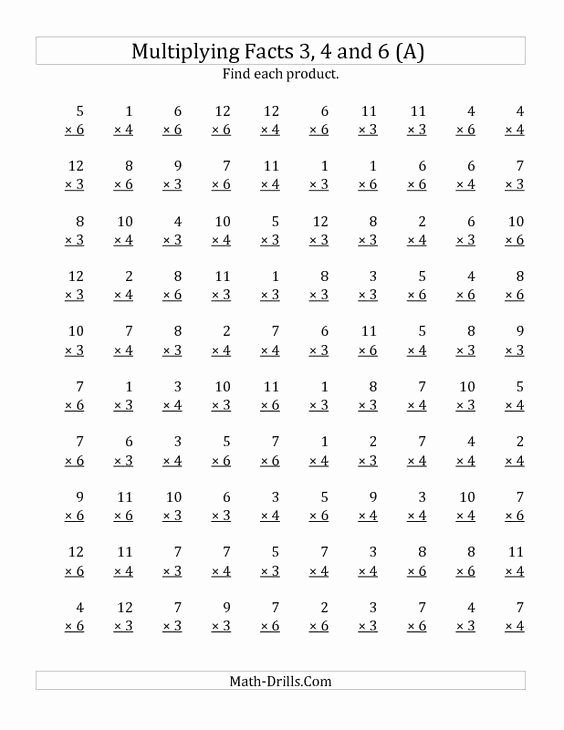 Th Grade Multiplication Worksheets Printable