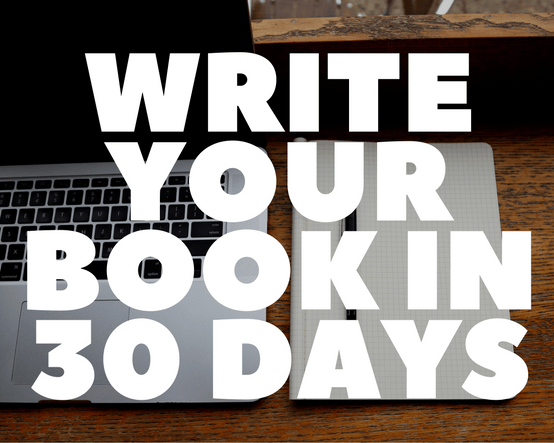 write a book in 30 days challenge